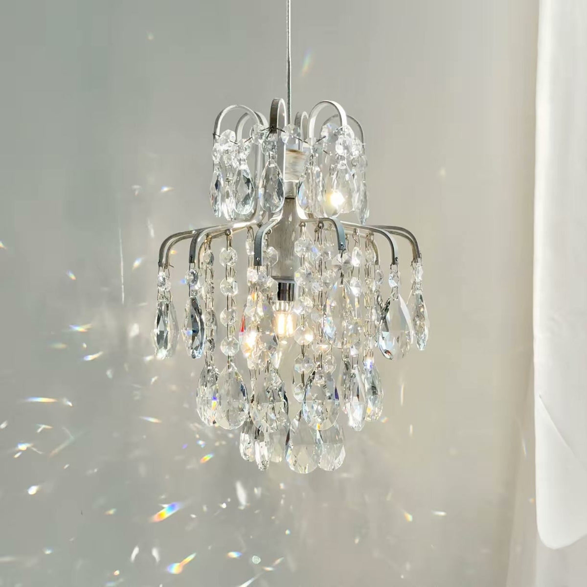PALERILL AM0349 — French Vintage Crystal Pendant Light (view 4)