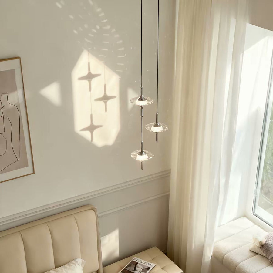French Star Glass Bedside Pendant — PALERILL AM0360