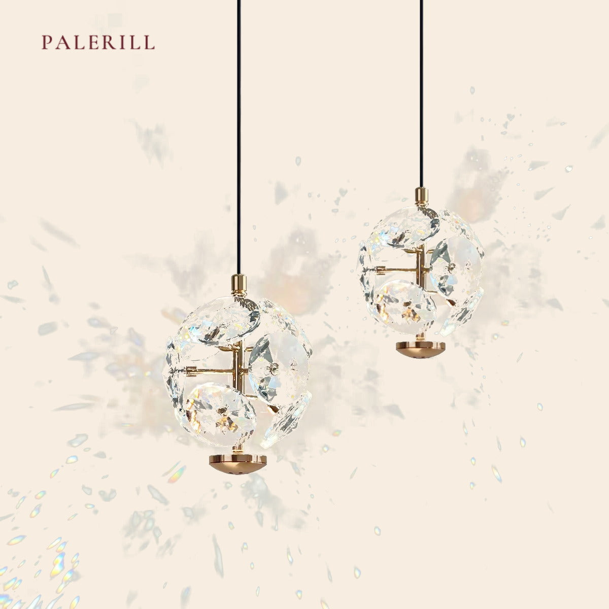 Crystal Dandelion Bedside Pendant — PALERILL AM0362
