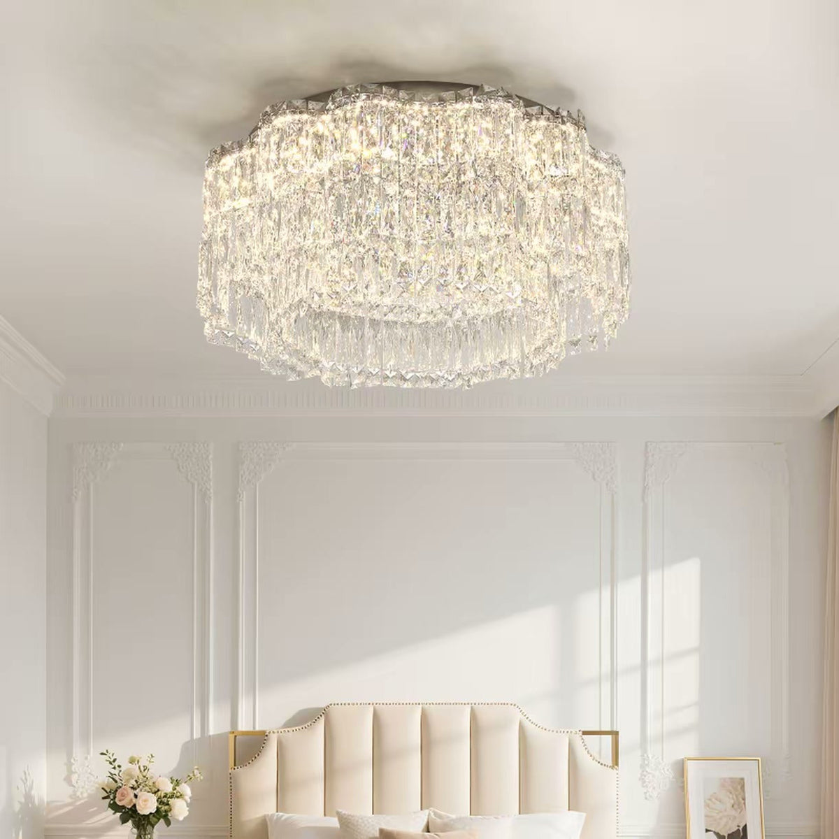 PALERILL AM0285 — French Luxury Crystal Ceiling Light (view 3)