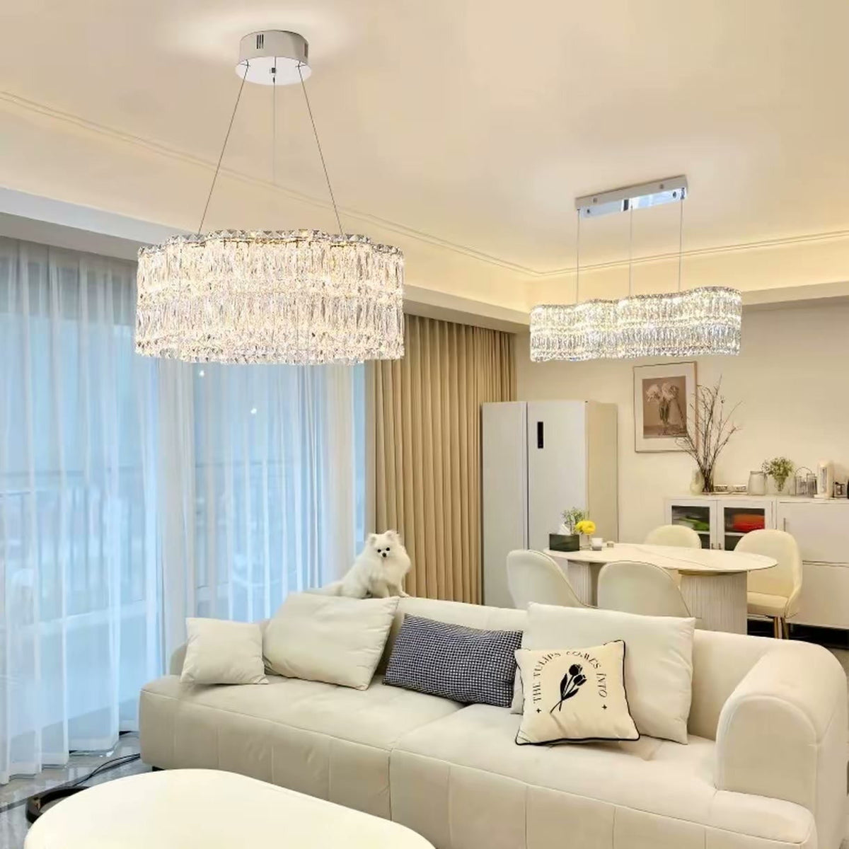 PALERILL AM0285 — French Luxury Crystal Ceiling Light (view 4)