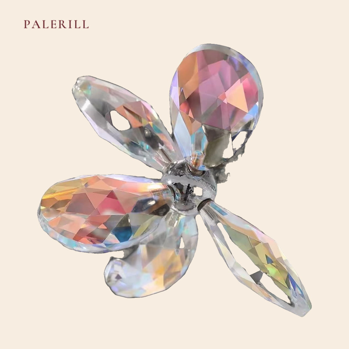 French Butterfly Crystal Ceiling Light — PALERILL AM0335