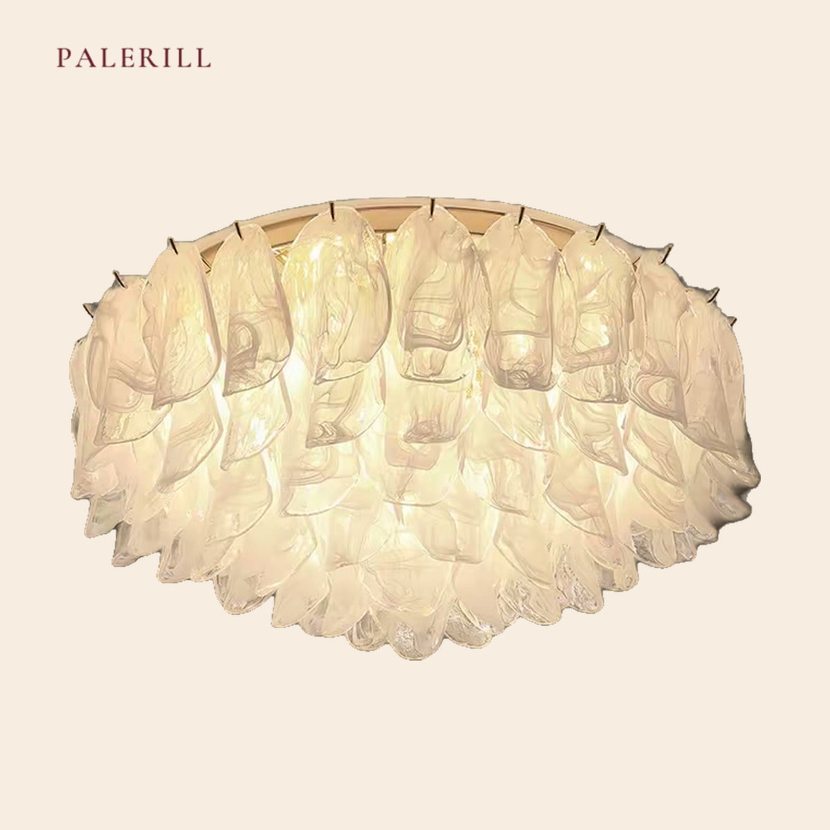 French Cloud Glass Ceiling Light — PALERILL AM0352