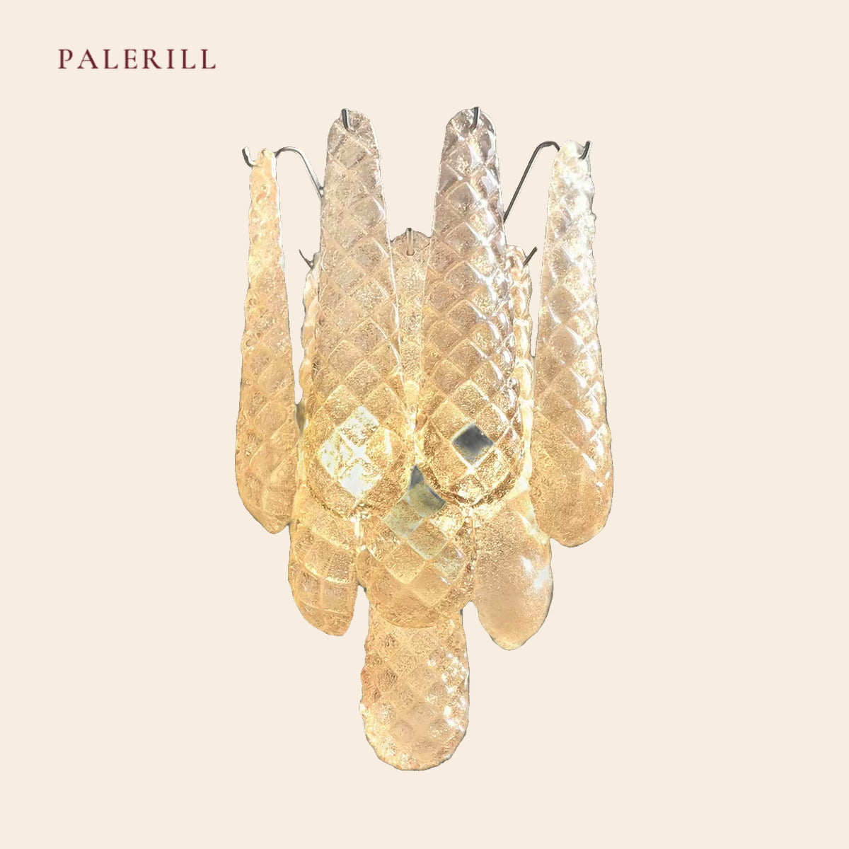 PALERILL AM0363 — Murano Glass Wall Light (view 3)