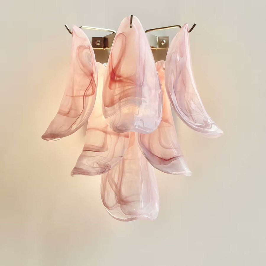 Murano Petal Glass Wall Light — PALERILL AM0366