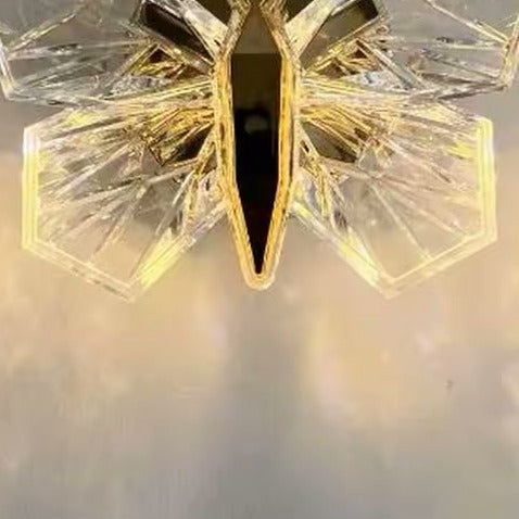 PALERILL AM0368 — Rechargeable Gold Butterfly Wall Light (view 3)
