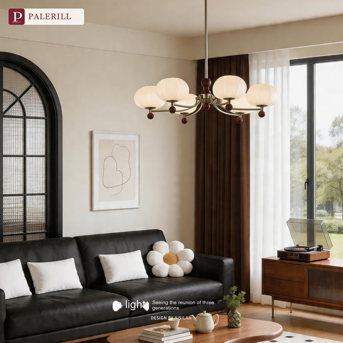 PALERILL | Mid-Century Multi-Light Chandelier