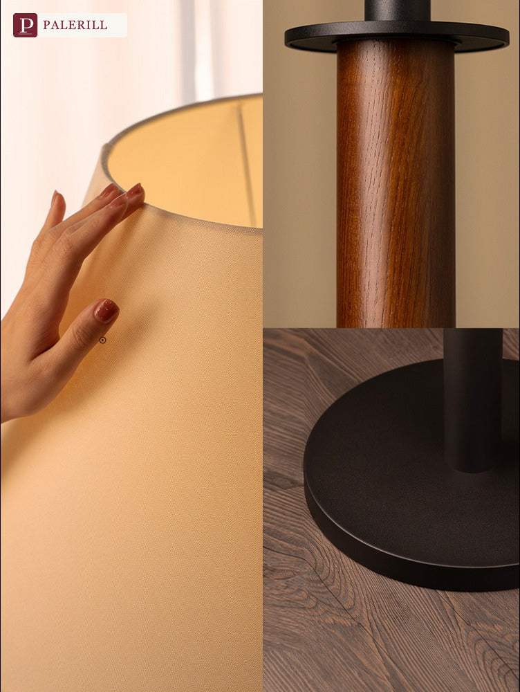 PALERILL | Mid-Century Solid Wood Dimmable Floor Lamp II