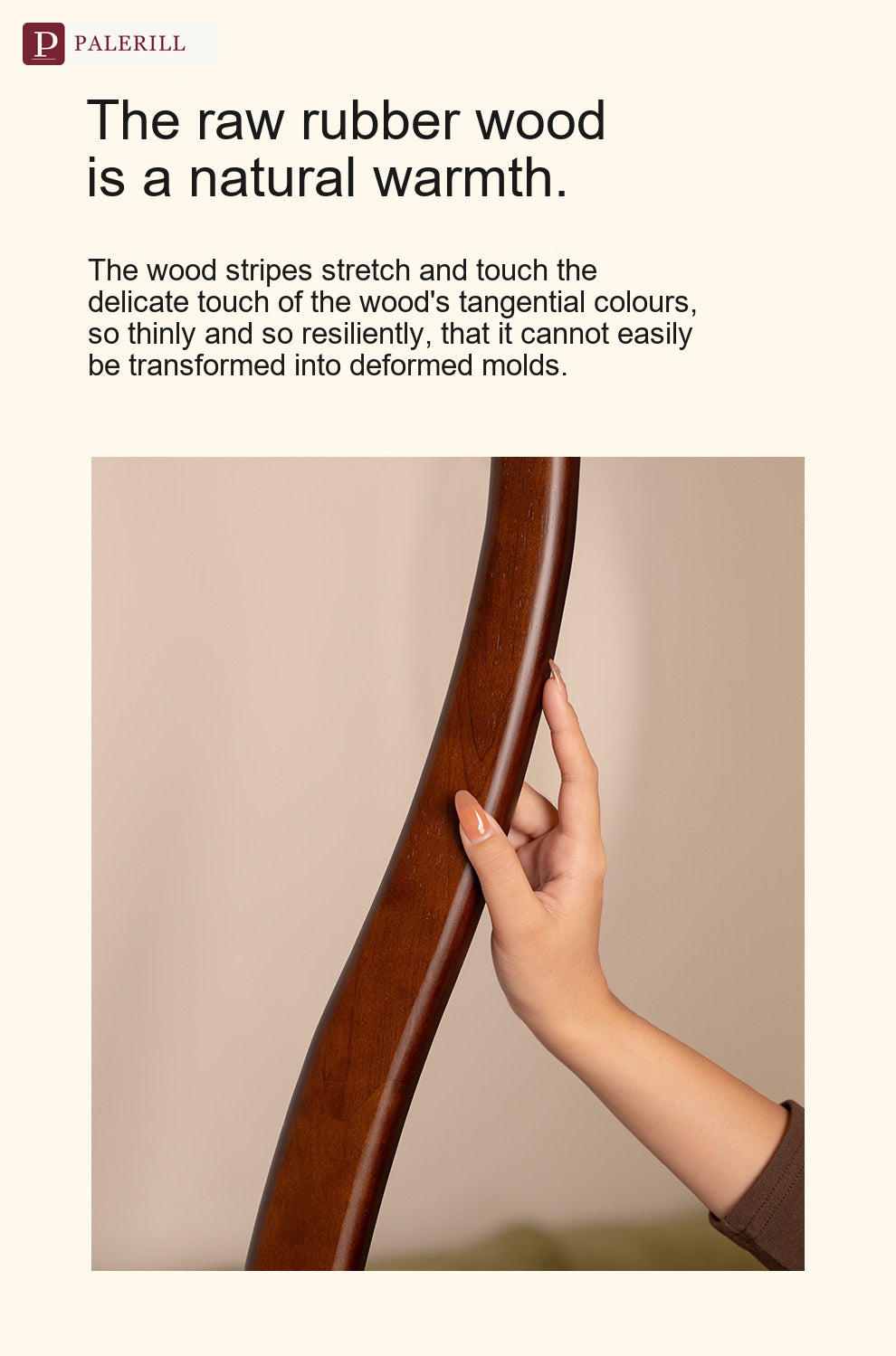 PALERILL | Smart Vintage Floor Lamp with Solid Wood Side Table