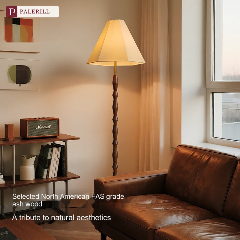 PALERILL | Bauhaus Solid Wood Dimmable Floor Lamp