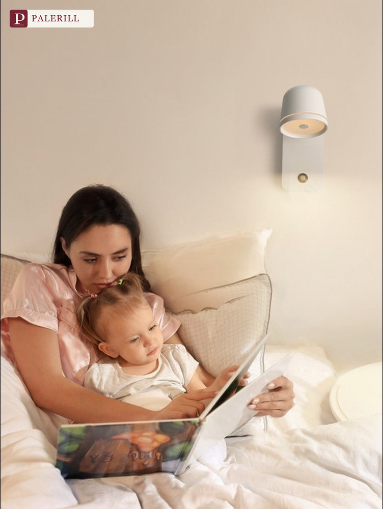PALERILL | Minimalist Wall-Mounted Bedside Reading Light