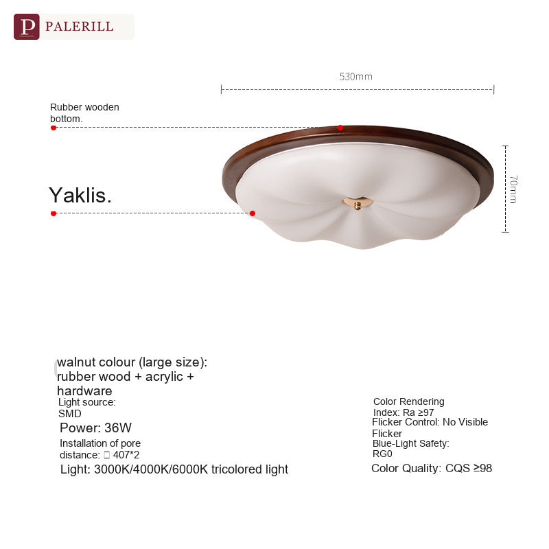 PALERILL | Mid-Century Full-Spectrum Ceiling Light