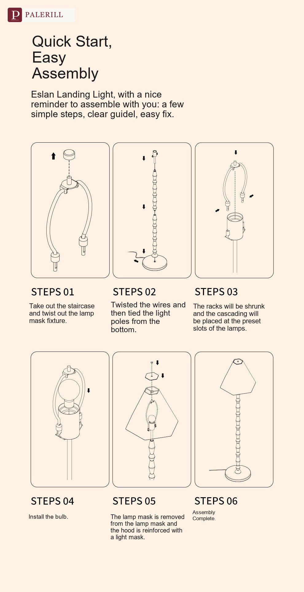 PALERILL | Bauhaus Solid Wood Dimmable Floor Lamp