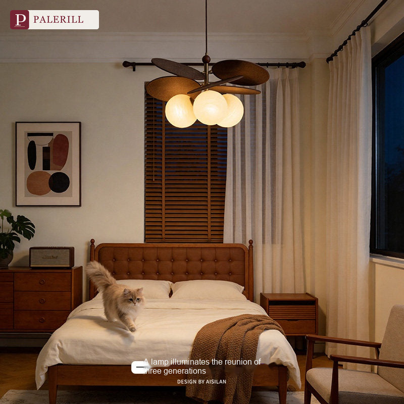 PALERILL | Mid-Century Raffia Pendant Light, Song Aesthetic