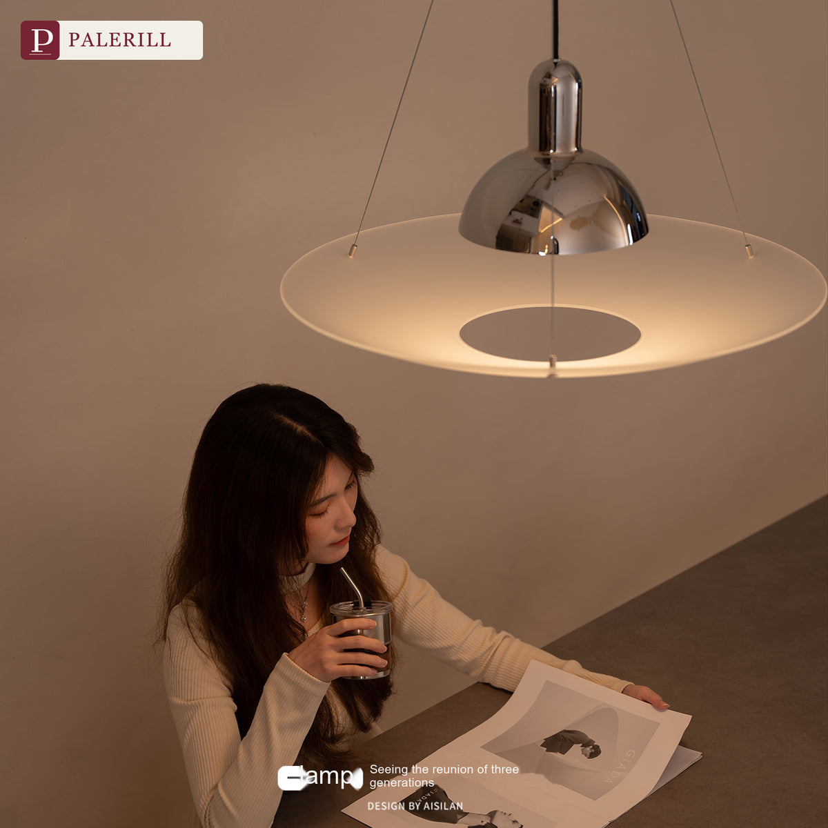 PALERILL | Nordic Italian Flying Saucer Pendant Light