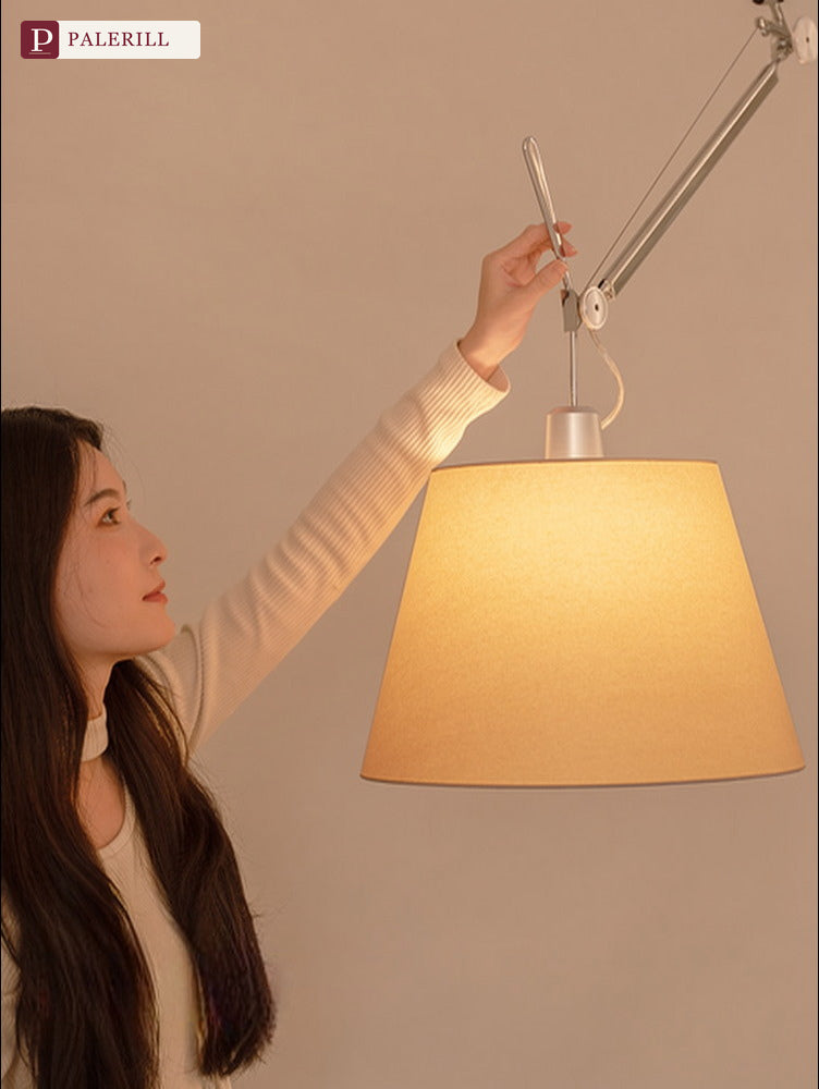 PALERILL | Adjustable Swing-Arm Pendant Light, Tolomeo Style