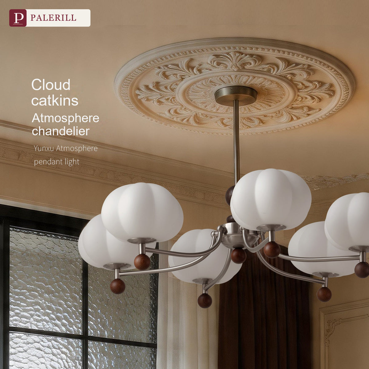 PALERILL | Mid-Century Multi-Light Chandelier