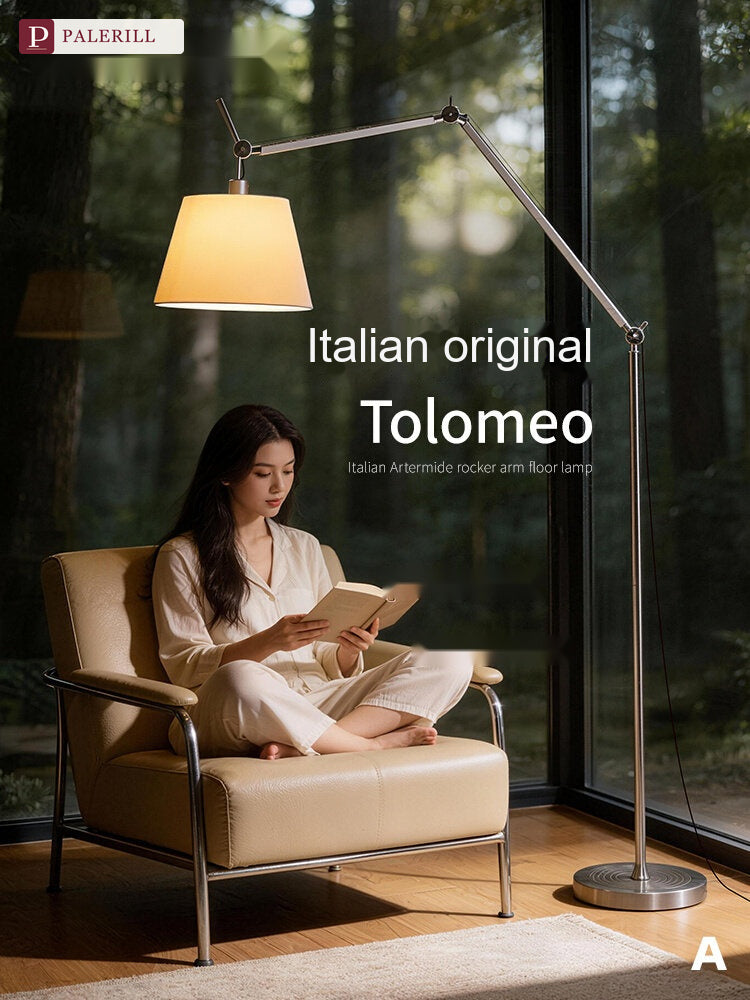 PALERILL | Italian Swing-Arm Designer Floor Lamp