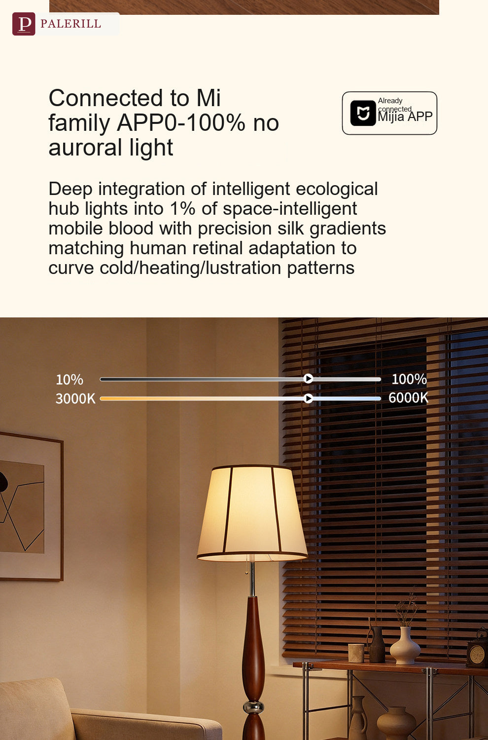 PALERILL | Smart Vintage Ambient Floor Lamp
