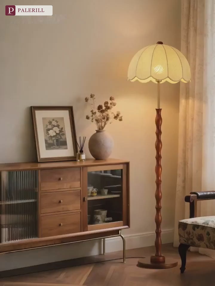 PALERILL | Mid-Century Flower-Bud Decorative Table Lamp