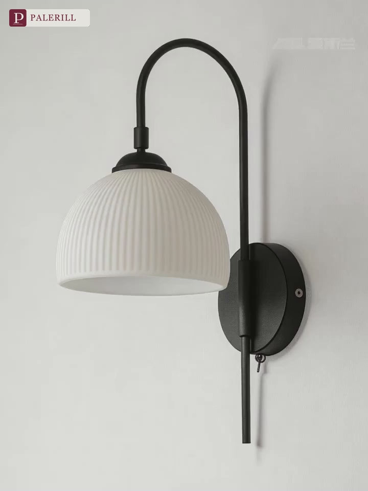 PALERILL | French Retro Glass Wall Light, Vintage Style