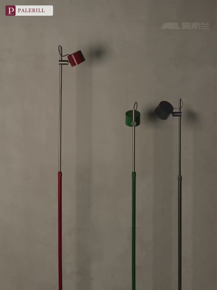PALERILL | Red-Hood Adjustable Reading Floor Lamp