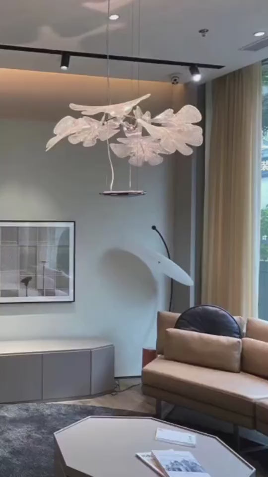 AM0424 - Italian Minimalist Crystal Chandelier