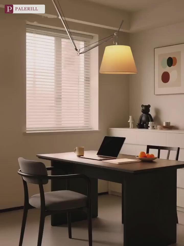 PALERILL | Adjustable Swing-Arm Pendant Light, Tolomeo Style