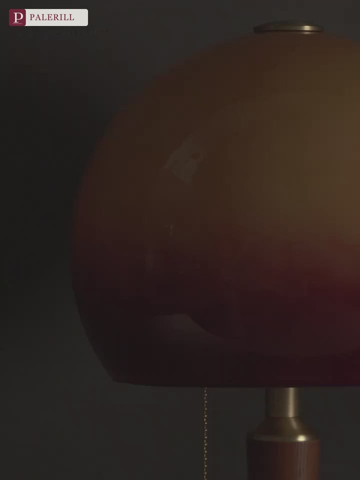 PALERILL | Sunset Mushroom Glass Table Lamp