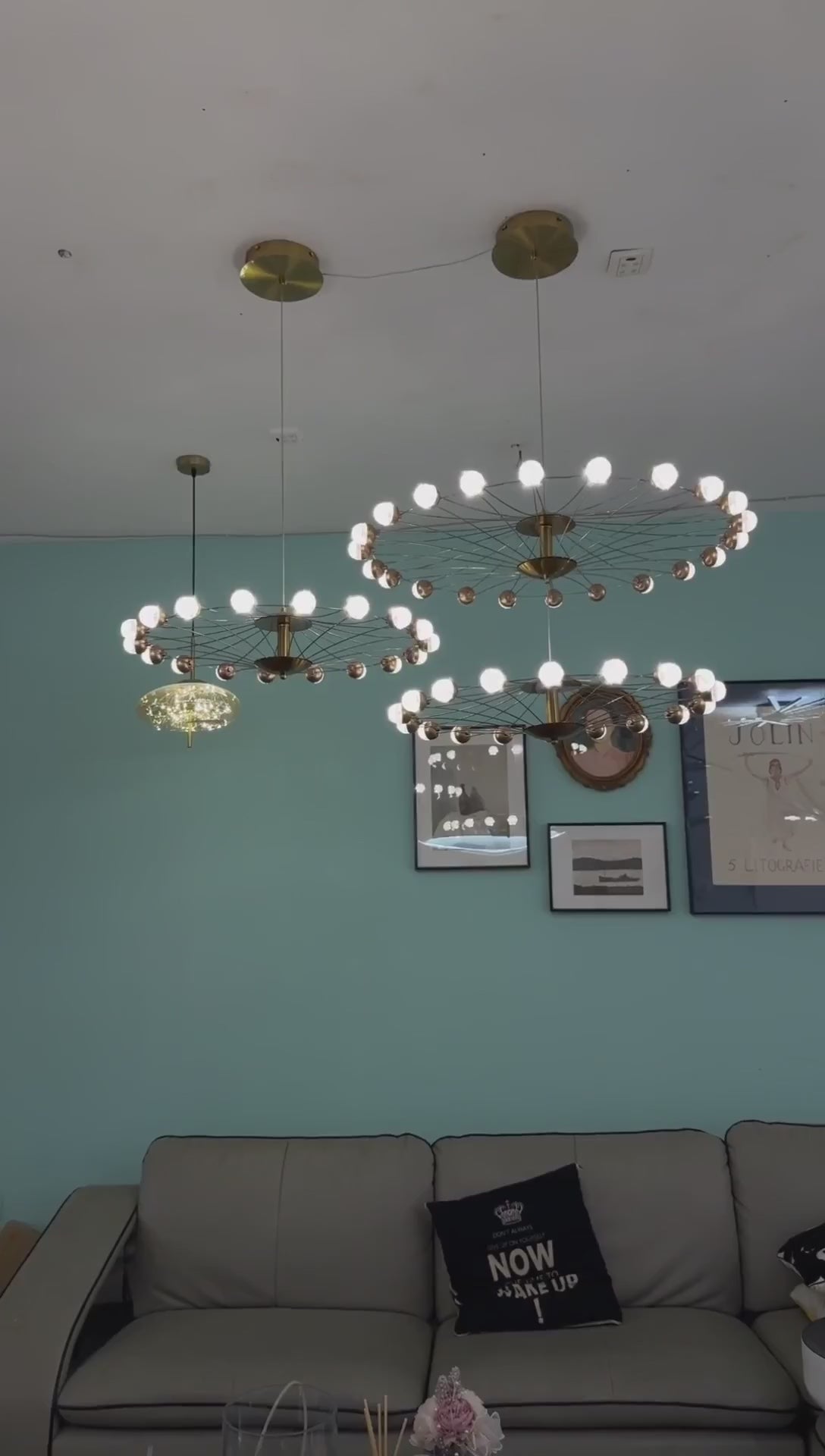 AM0418 - Nordic Grand Metal Chandelier