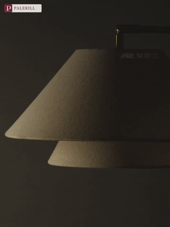 PALERILL | Mid-Century Solid Wood Floor Lamp