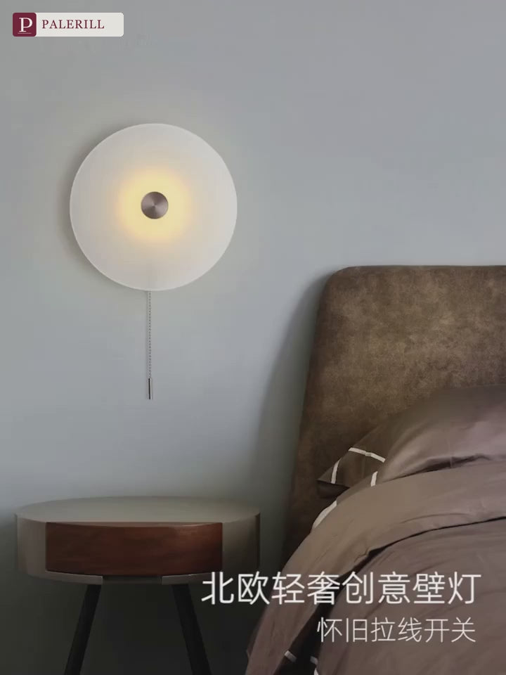 PALERILL | Creative LED Pull-Ring Wall Light