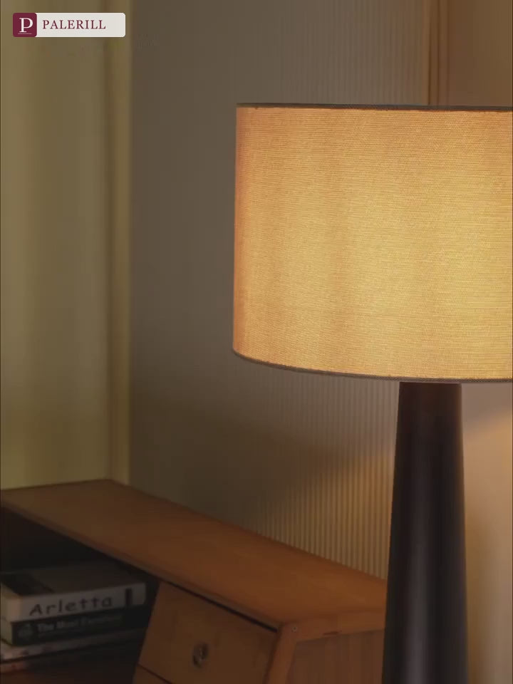 PALERILL | Italian Minimalist Designer Floor Lamp in Solid Wood