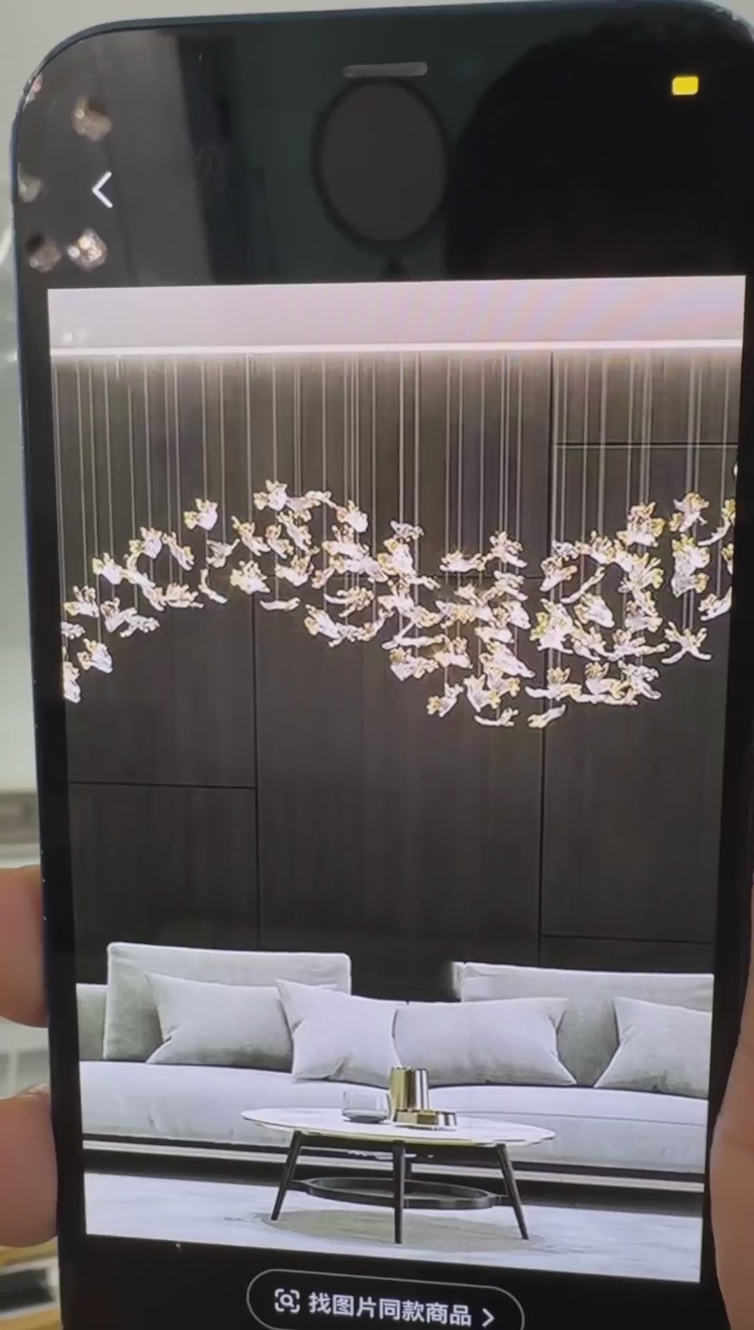 AM0381 - Bespoke Linear Crystal Chandelier