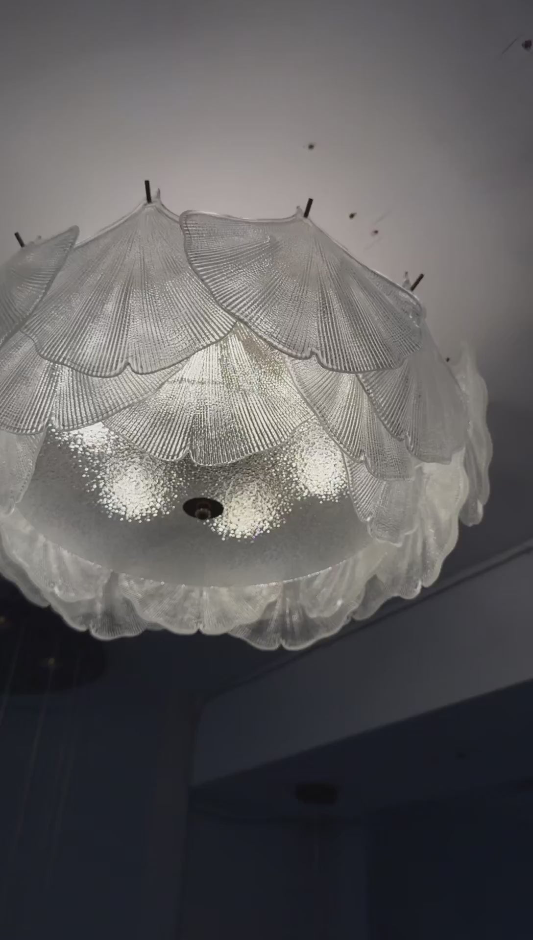 AM0436 - French Petal Glass Ceiling Light