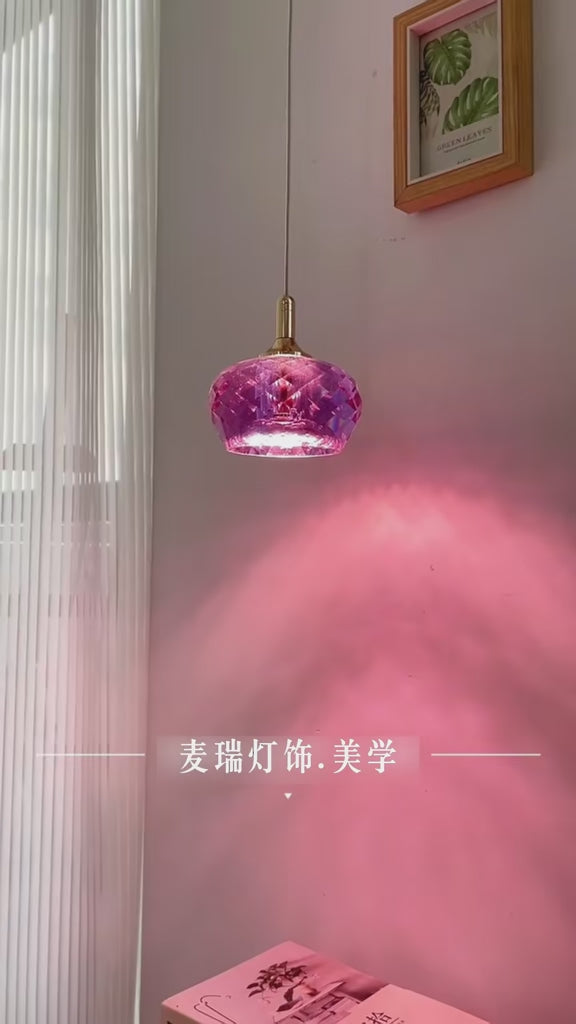 AM0410 - Crystal Entry and Bedside Pendant