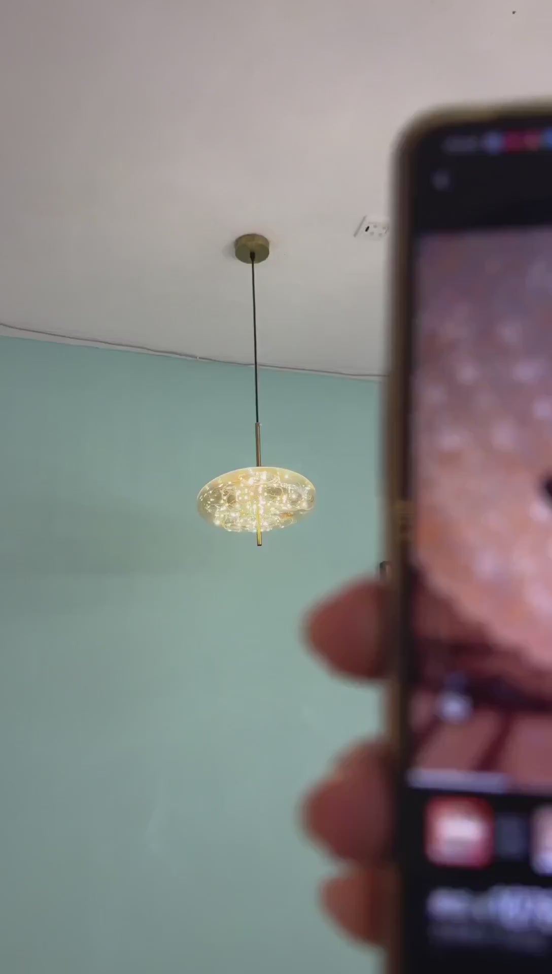 AM0448 - Crystal Dome Ceiling Light